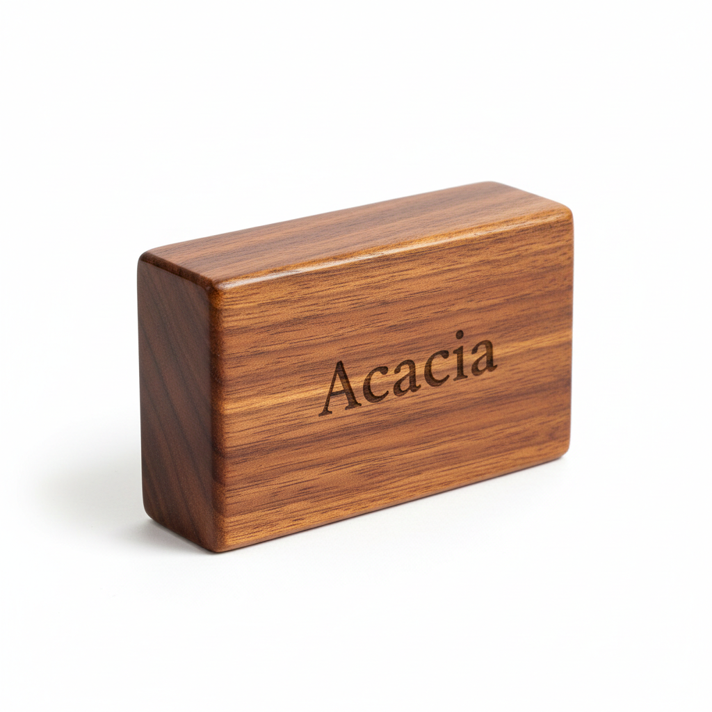 Acacia wood used in carving