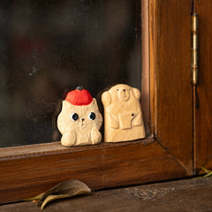 Svn Futures  animal fridge magnets on window frame