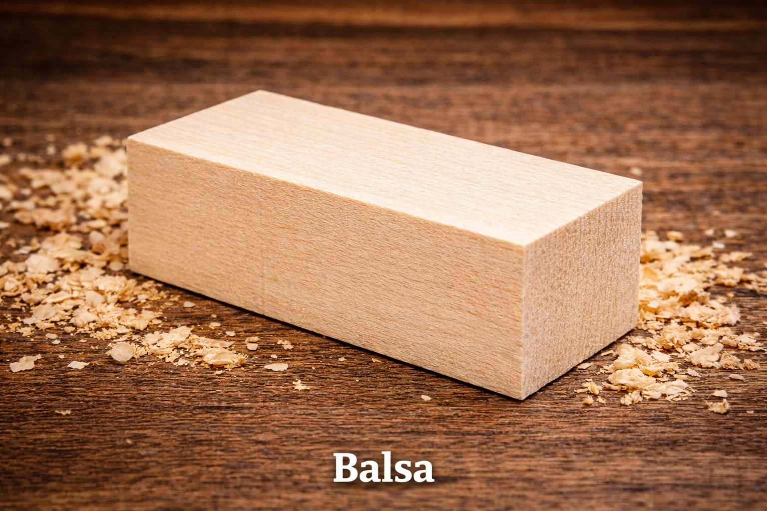 Balsa wood for carving