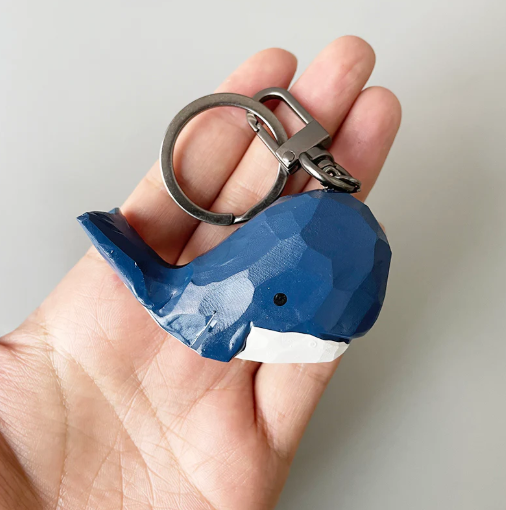 Big Head Svn Futures Blue Whale Keychain
