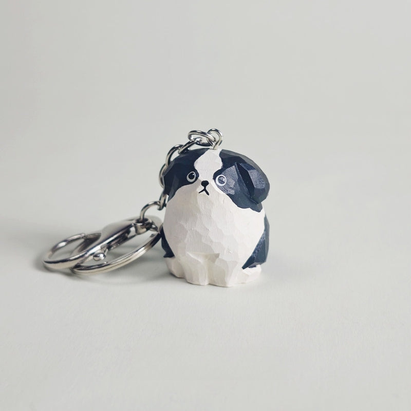 border collie keychain