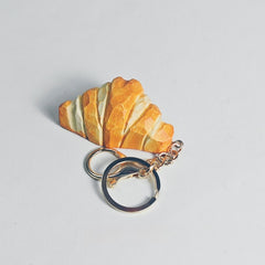 Svn Futures  croissant keychain with metal ring