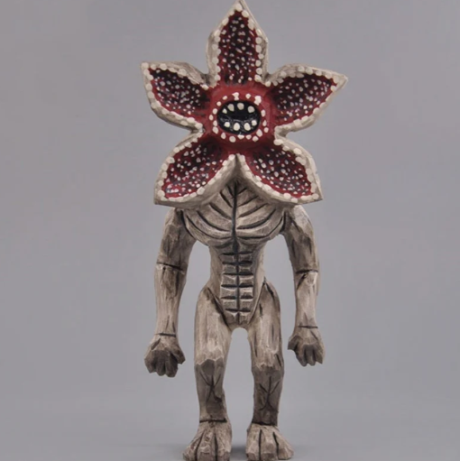 Hand-carved wooden figurine of Demogorgon