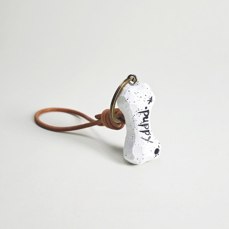 dog bone keychain