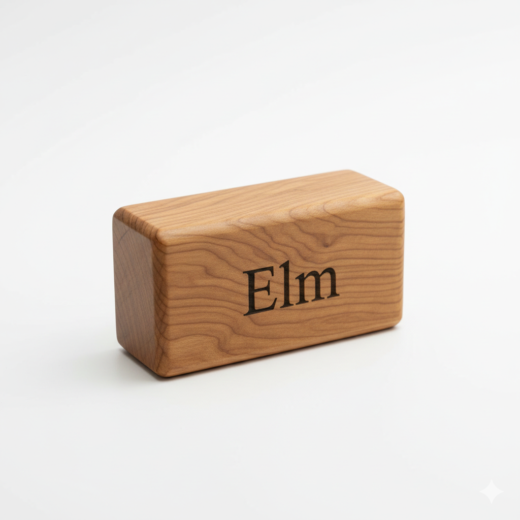 Elm wood for carving