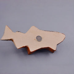 Svn Futures  fish fridge magnet back view