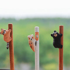 Forest Animals Svn Futures Pen Hand-Carved And Painted