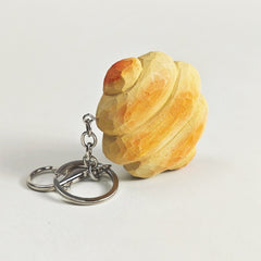 Svn Futures  bread keychain with metal ring