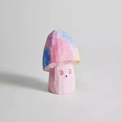 Hypno-shroom wooden figure