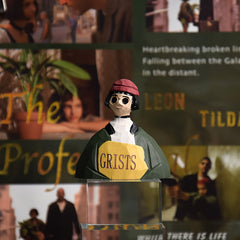 Mathilda wooden figurine bust