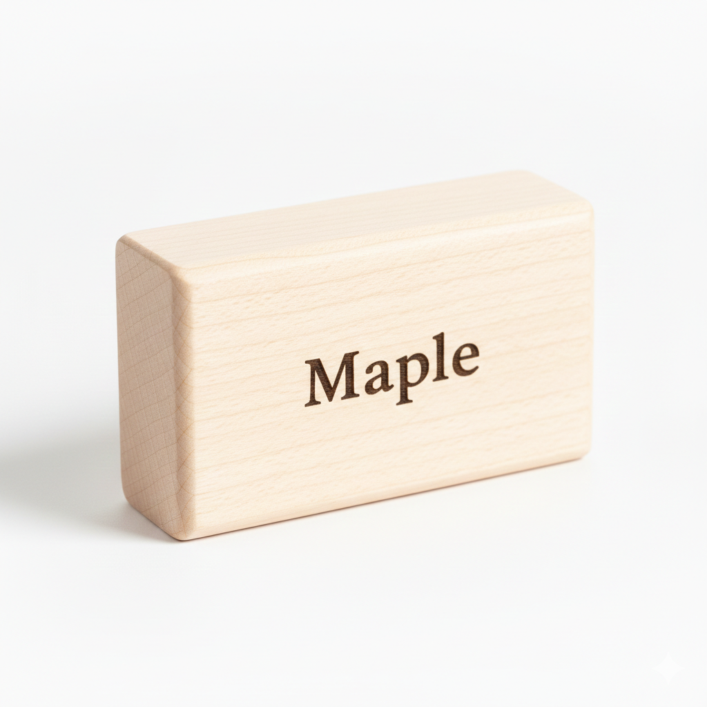 Maple wood for carving wooden figurines and sculptures