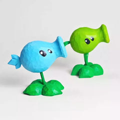 Plants vs Zombies Peashooter wooden figure bundle set
