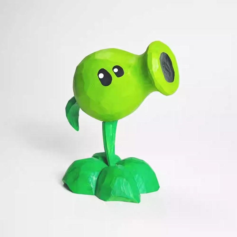 Plants vs Zombies Peashooter wooden figure