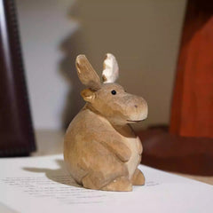 Round-Bellied Svn Futures Reindeer Figurine for Christmas