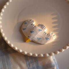 Seagull wooden fridge magnet