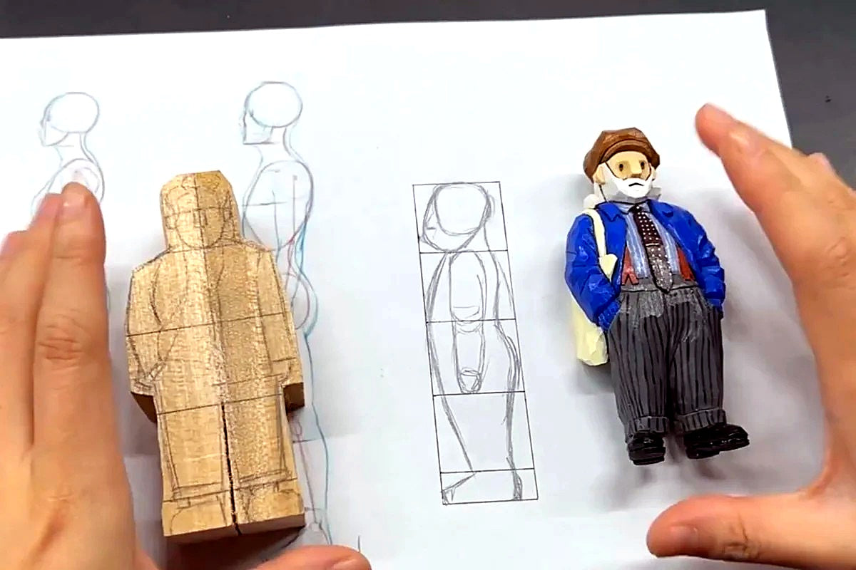 How to transfer a photo to wood by carving