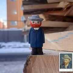 Vincent van Gogh figurine shelf display
