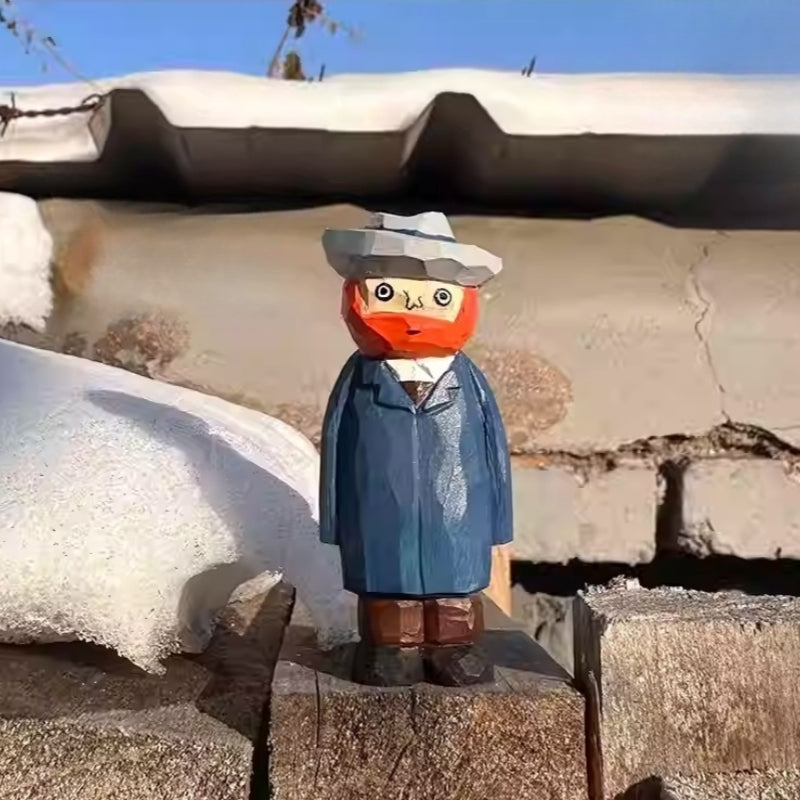 Vincent van Gogh wooden figurine