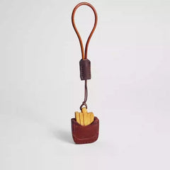 Svn Futures  french fry keychain with leather loop