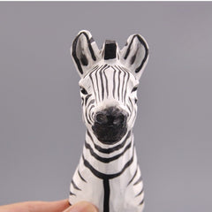 Zebra fridge magnet front view